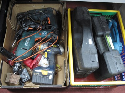 Lot 1180 - Quantity of corded and cordless drills,...