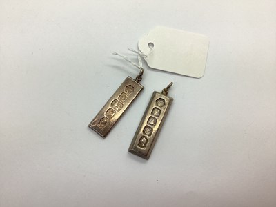 Lot 159 - Two Carrs 1977 Hallmarked Silver Ingot...