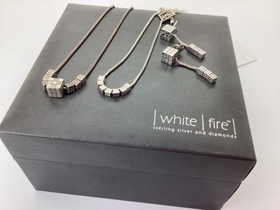 Lot 151 - White Fire (Goldsmiths); Modern Diamond Set...