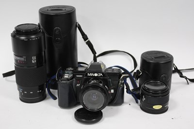 Lot 1046 - Minolta 7000 35mm SLR Film Camera with...