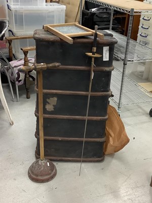 Lot 1485 - Travelling Trunk Fencing Sword, Wafax copper...