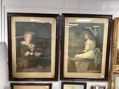 Lot 1489 - A pair of Pears Colour Prints, in matching...