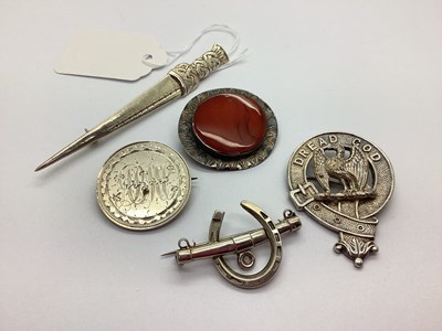 Lot 135 - Scottish Clan Munro 'Dread God' Badge, a...