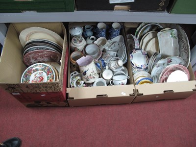 Lot 1212 - Plated Ginger Jar, teaware, etc:- Three Boxes.