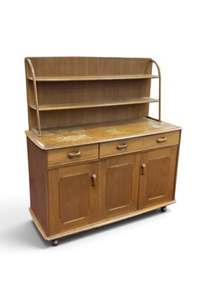 Lot 1515 - Priory Mid Century Light Oak Dresser with...