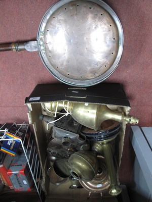 Lot 1214 - Metalware, including a copper water urn,...