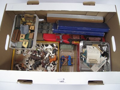 Lot 1403 - A quantity of Britains and others plastic...