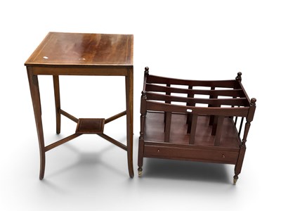 Lot 1576 - Edwardian Inlaid Mahogany Occasional Table...