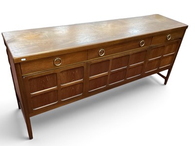 Lot 1598 - Nathan Squares Teak Sideboard, designed by...