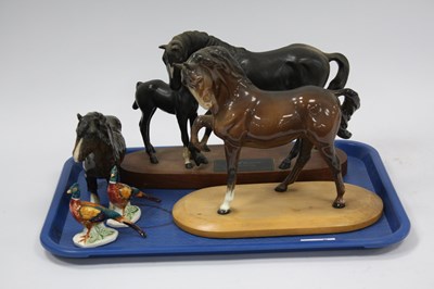 Lot 1334 - Beswick Connoisseur Black Beauty and Foal,...