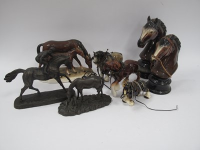 Lot 1290 - Equestrian Figures; The Outsider and...