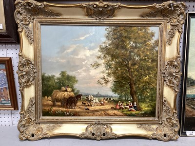 Lot 1491 - Gudrun Sibbons (1924-2020) Hay Gatherers and...