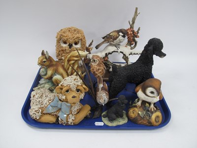 Lot 1288 - Worcester Albany Birds (2) Derby Barn Owl...