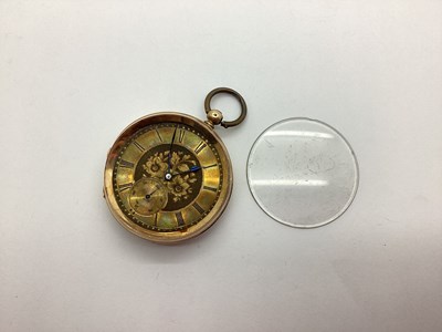 Lot 148 - A Victorian Openface Pocket Watch, the foliate...