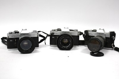 Lot 1027 - Canon FTb QL 35mm SLR Film Camera with...