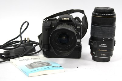 Lot 1029 - Canon EOS 400D DSLR Camera, black, with...