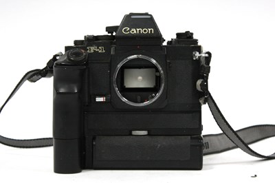 Lot 1036 - Canon F-1 35mm SRL Film Camera Body, black,...