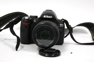 Lot 1037 - Nikon D60 DSLR Camera with attached Nikkor...