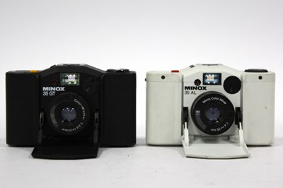 Lot 1043 - Minox 35 GT 35mm Compact Film Camera, cased,...