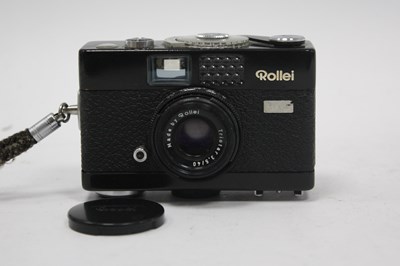Lot 1140 - Rollei 35B 35mm Compact Film Camera, black,...