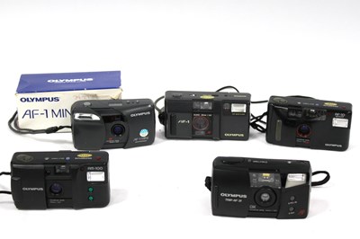 Lot 1040 - Olympus 35mm Compact Film Cameras to include...