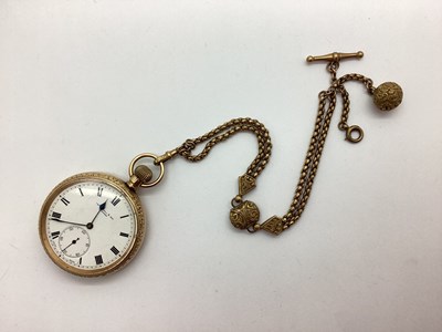 Lot 142 - Thos Russell & Son Liverpool; A 9ct Gold Cased...