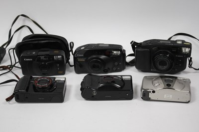 Lot 1023 - Canon 35mm Compact Films Cameras to include...