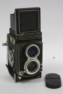 Lot 1129 - Minolta Autocord TLR Camera with View Rokkor...
