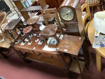 Lot 1552 - 'Tymo' XX Century Oak Cased Grandmother Clock,...