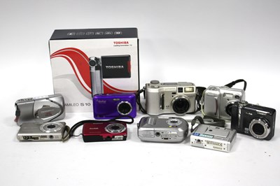Lot 1028 - A large collection of Comapct Digital Cameras...
