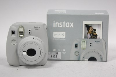 Lot 1123 - Fujifilm Instax mini 9 Instant Camera, boxed,...