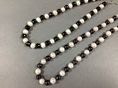 Lot 169 - A Long Single Strand Pearl Bead Necklace,...
