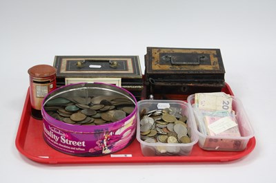 Lot 1342 - Coins and banknotes, including British and...