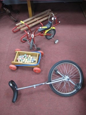 Lot 1405 - Toys, comprising vintage Raleigh Chippy...