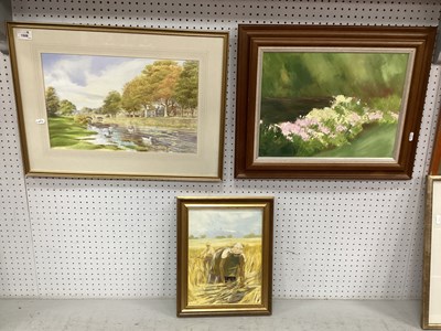 Lot 1508 - R.C Atkins (Bradford Artist), Ducks on River...