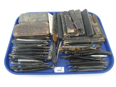 Lot 1439 - A Collection of Early XX Century Cut Throat...