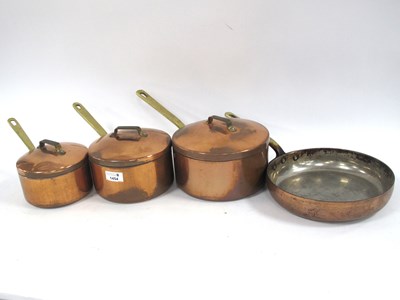 Lot 1454 - Metalware, comprising a four-piece collection...