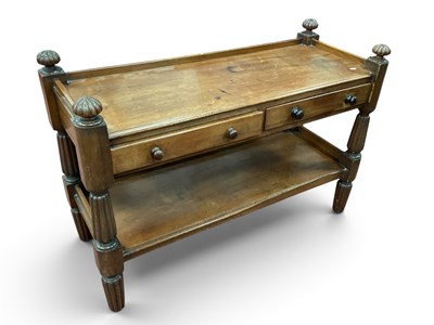 Lot 1553 - XIX Century Mahogany Buffet with a...