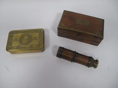 Lot 546 - WWI Princess Mary Christmas 1914 Gift Tin, a 5...