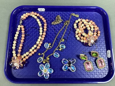 Lot 197 - Butler & Wilson; A Pair of Large Statement...