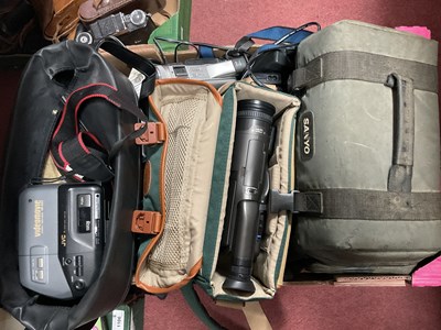 Lot 1107 - A collection of Camcorders to include Sanyo VM-...