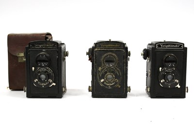 Lot 1066 - Voigtlander Brilliant TLR Camera with...