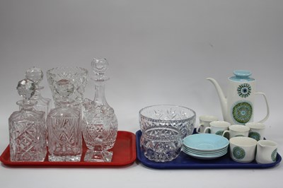 Lot 1309 - Ceramics and glassware, including vintage J&G...