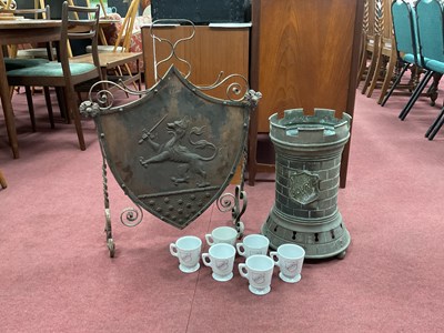 Lot 1468 - Bovril Hot Water Dispenser as a Castle Turret,...