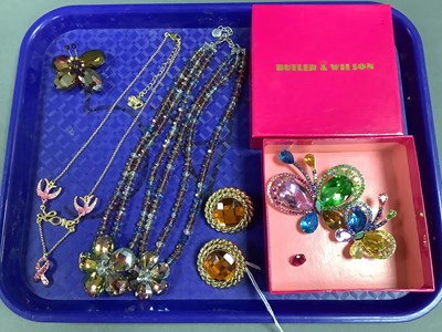 Lot 226 - Butler & Wilson Modern Love Necklace, (British...