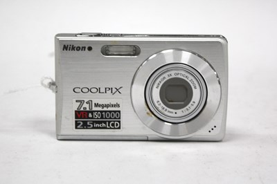 Lot 1145 - Nikon Coolpix S200 Digital Compact Camera,...