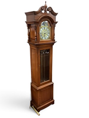 Lot 1586 - Late XX Century Longcase Clock, with three...