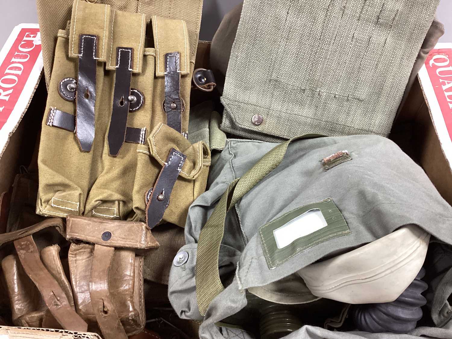 Lot 725 - Items of Military equipment comprising...