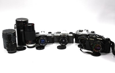 Lot 1004 - Collection of 35mm SLR Film Cameras to include...