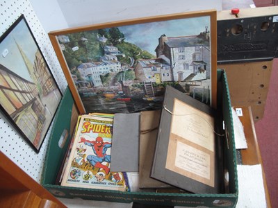 Lot 1260 - Cash's Owl Picture, comics, Real Madrid...